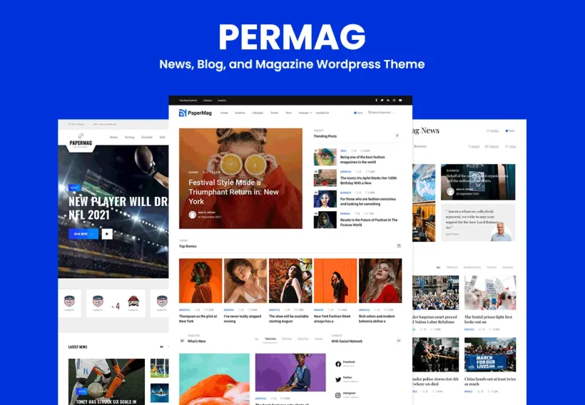 PERMAG - News & Magazine WordPress Themes