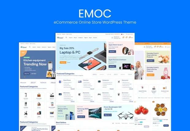 EMOC - eCommerce Online Store WordPress Theme