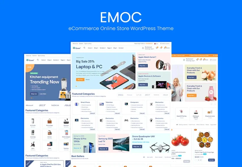EMOC - eCommerce Online Store WordPress Theme