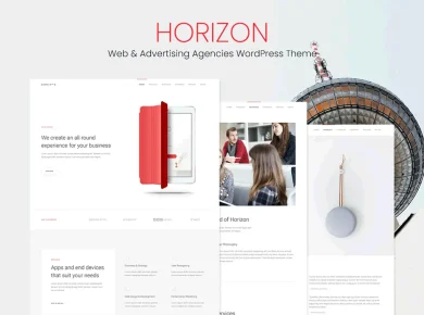 HORIZON - Web & Advertising Agencies WordPress Theme