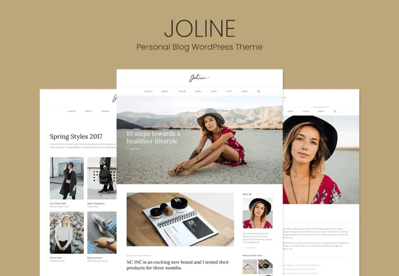 JOLINE - Personal Blog WordPress Theme