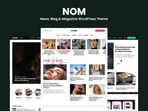 NOM - News, Blog & Magazine WordPress Theme