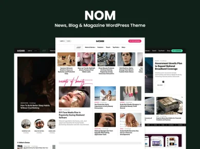 NOM - News, Blog & Magazine WordPress Theme