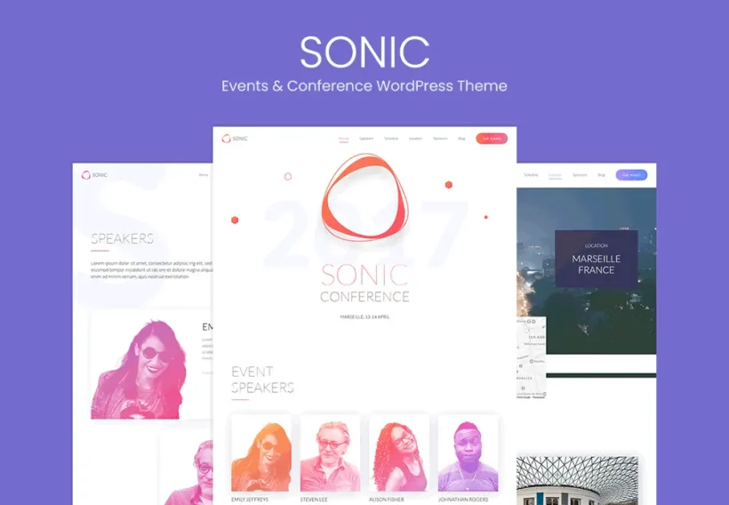 SONIC - Events & Conference WordPress Theme